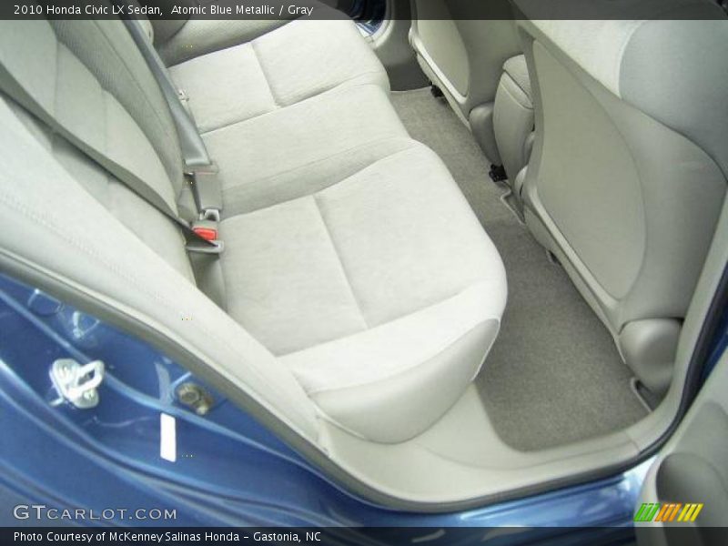 Atomic Blue Metallic / Gray 2010 Honda Civic LX Sedan