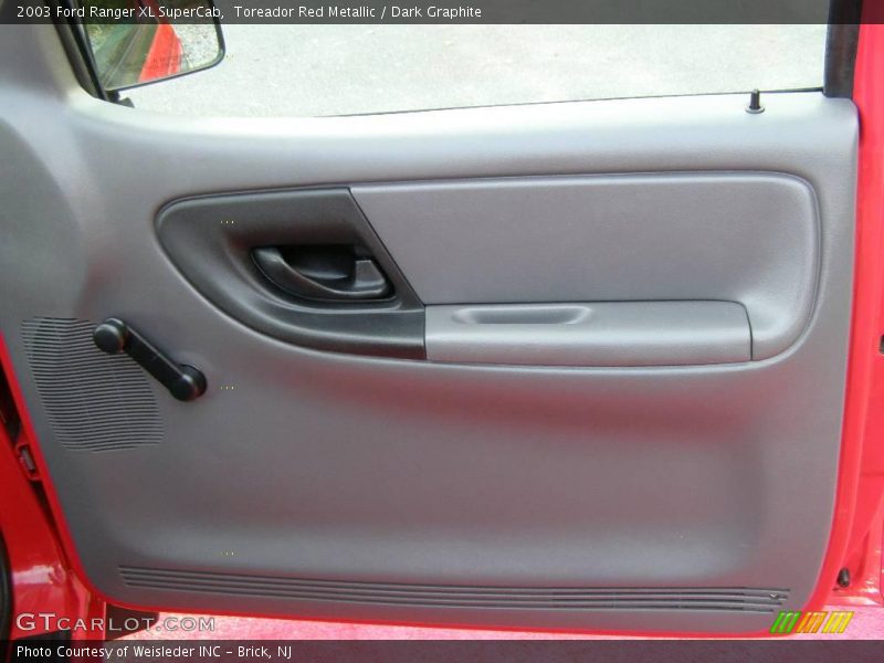 Toreador Red Metallic / Dark Graphite 2003 Ford Ranger XL SuperCab
