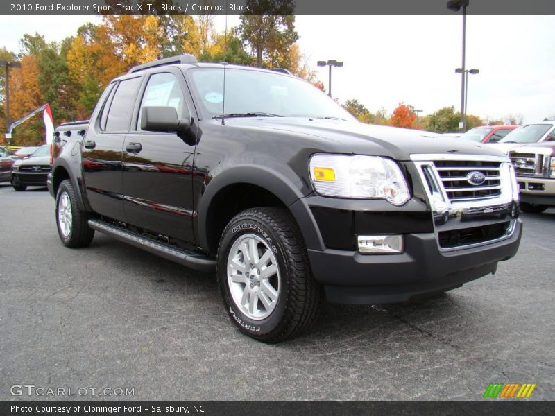 Black / Charcoal Black 2010 Ford Explorer Sport Trac XLT