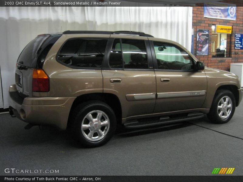 Sandalwood Metallic / Medium Pewter 2003 GMC Envoy SLT 4x4
