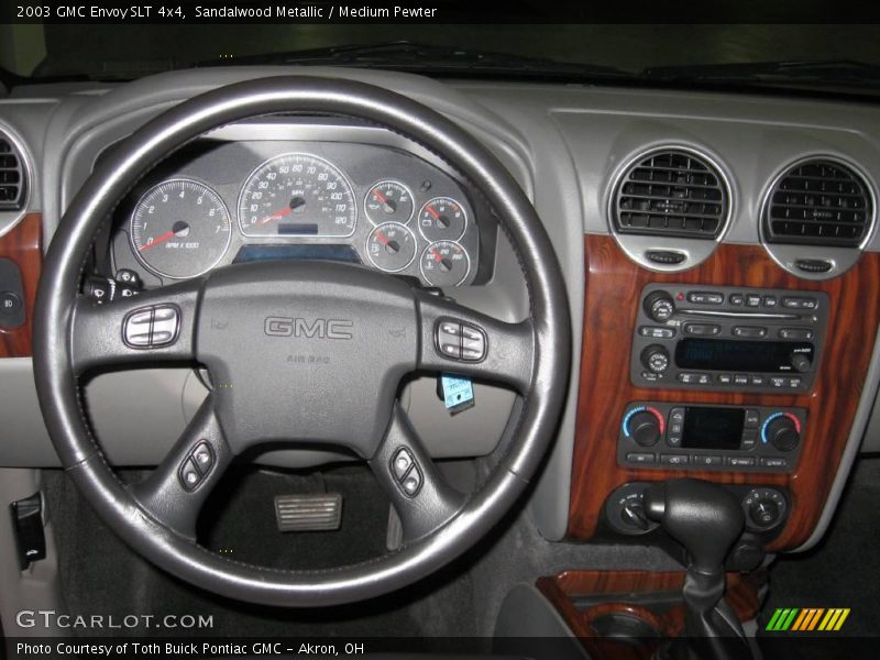 Sandalwood Metallic / Medium Pewter 2003 GMC Envoy SLT 4x4
