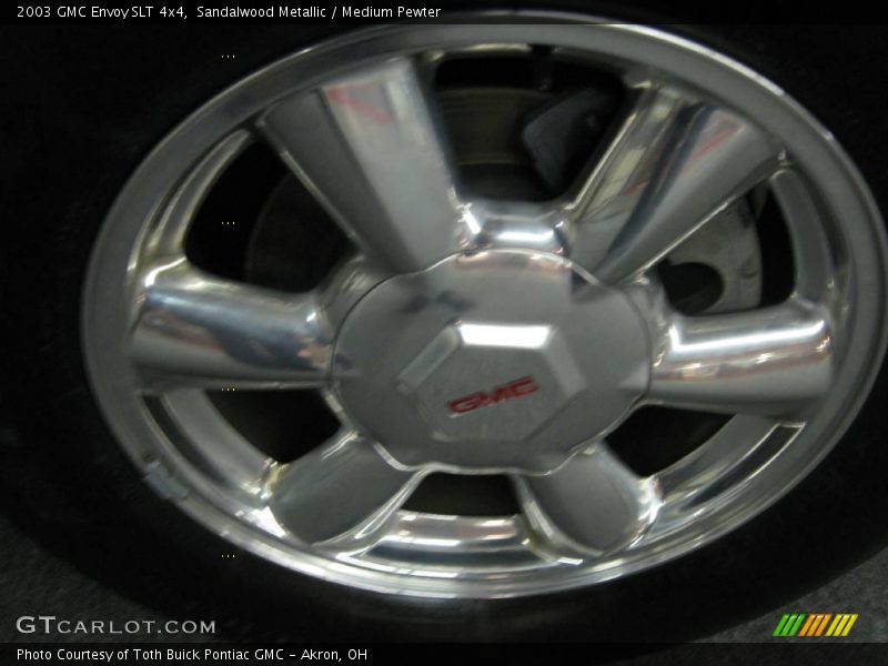 Sandalwood Metallic / Medium Pewter 2003 GMC Envoy SLT 4x4