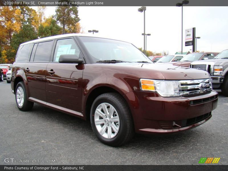 Cinnamon Metallic / Medium Light Stone 2010 Ford Flex SE