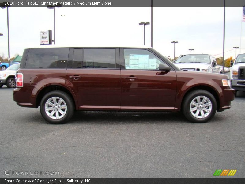 Cinnamon Metallic / Medium Light Stone 2010 Ford Flex SE