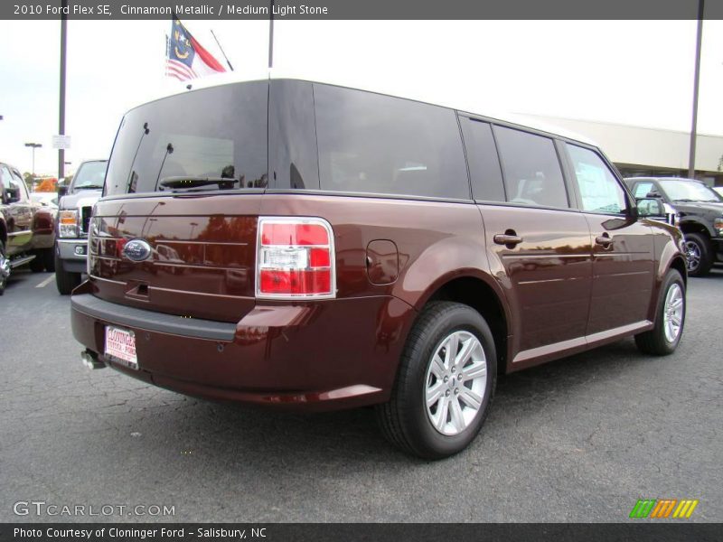 Cinnamon Metallic / Medium Light Stone 2010 Ford Flex SE
