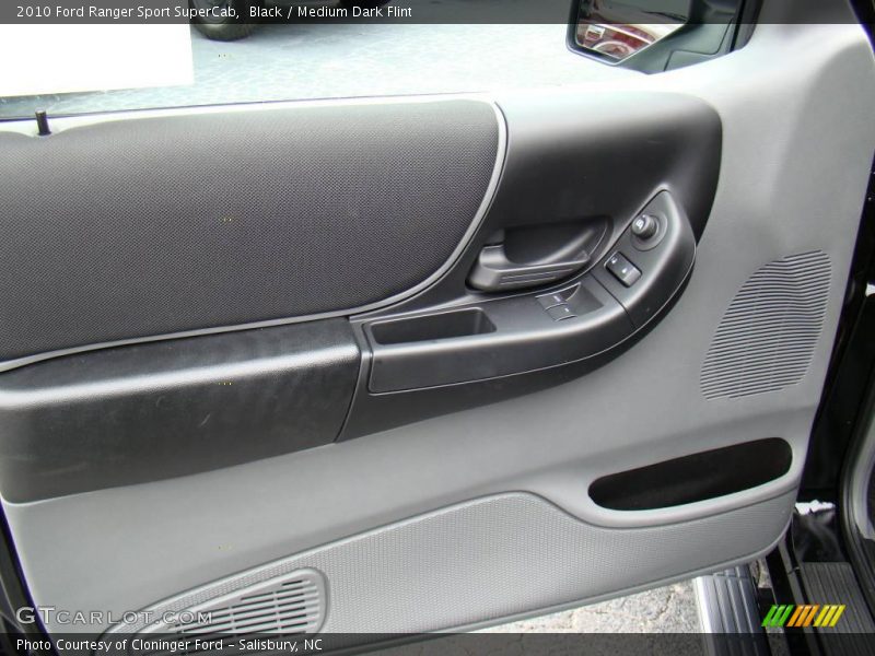 Black / Medium Dark Flint 2010 Ford Ranger Sport SuperCab