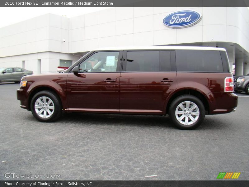 Cinnamon Metallic / Medium Light Stone 2010 Ford Flex SE