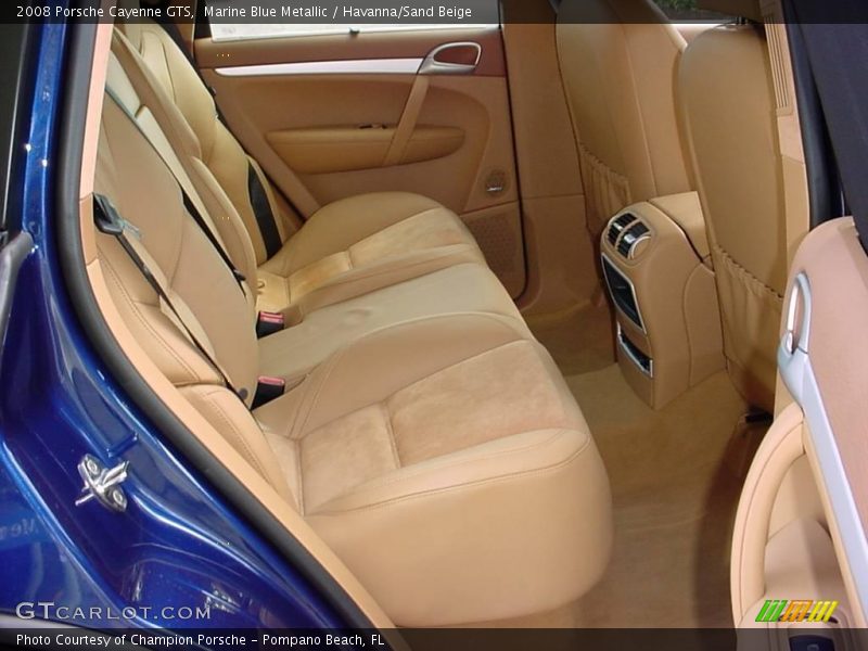Marine Blue Metallic / Havanna/Sand Beige 2008 Porsche Cayenne GTS
