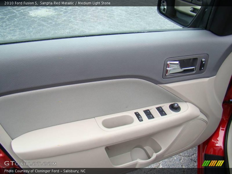 Sangria Red Metallic / Medium Light Stone 2010 Ford Fusion S
