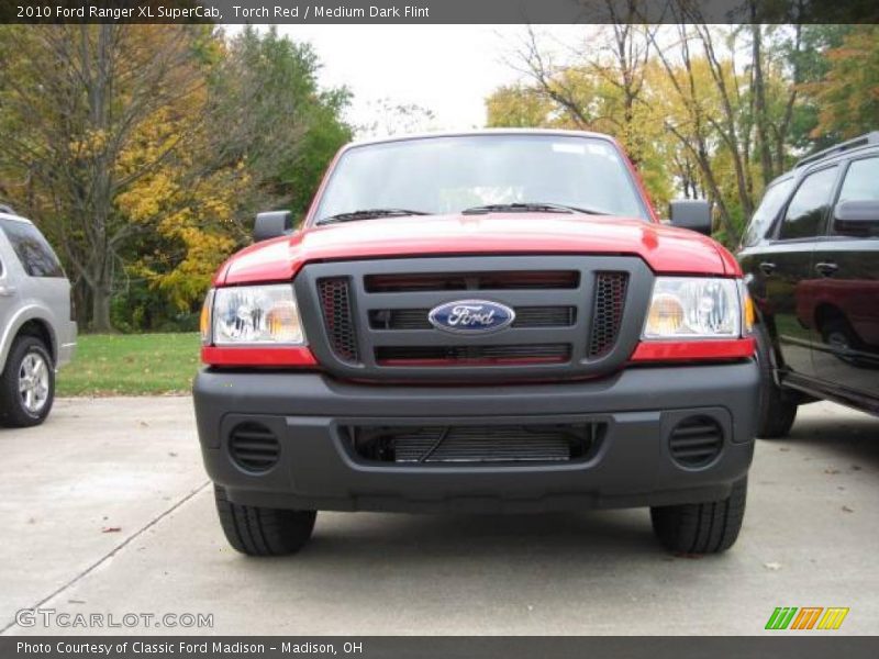 Torch Red / Medium Dark Flint 2010 Ford Ranger XL SuperCab