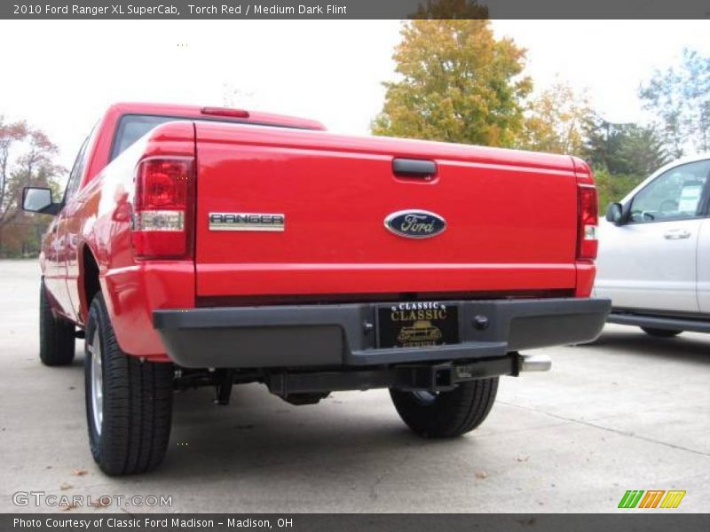 Torch Red / Medium Dark Flint 2010 Ford Ranger XL SuperCab