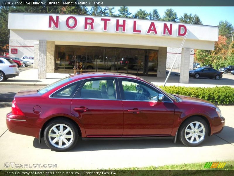 Merlot Metallic / Pebble 2007 Ford Five Hundred Limited