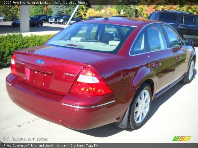 Merlot Metallic / Pebble 2007 Ford Five Hundred Limited
