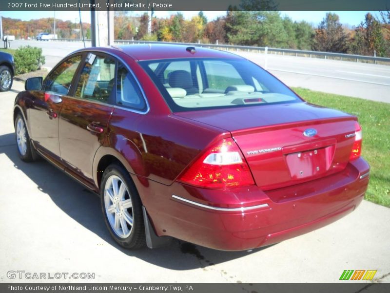 Merlot Metallic / Pebble 2007 Ford Five Hundred Limited