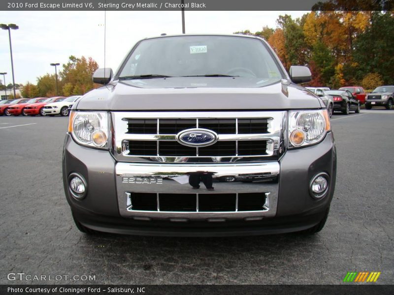 Sterling Grey Metallic / Charcoal Black 2010 Ford Escape Limited V6