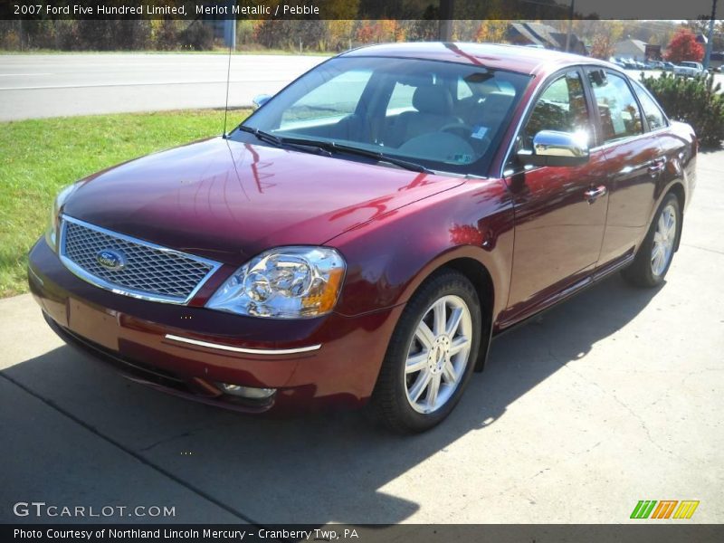 Merlot Metallic / Pebble 2007 Ford Five Hundred Limited