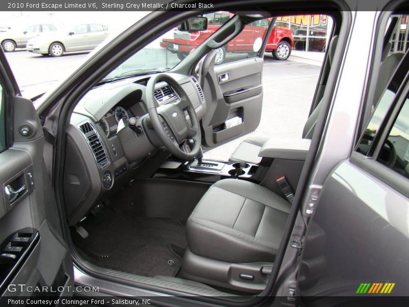 Sterling Grey Metallic / Charcoal Black 2010 Ford Escape Limited V6