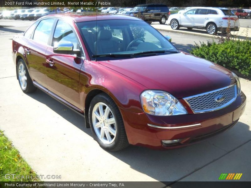 Merlot Metallic / Pebble 2007 Ford Five Hundred Limited