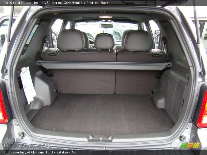 Sterling Grey Metallic / Charcoal Black 2010 Ford Escape Limited V6