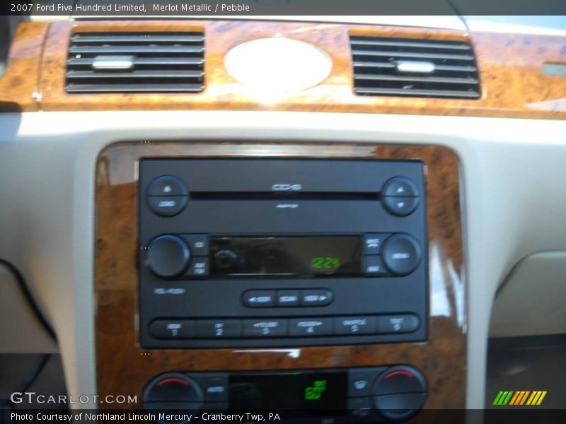 Merlot Metallic / Pebble 2007 Ford Five Hundred Limited