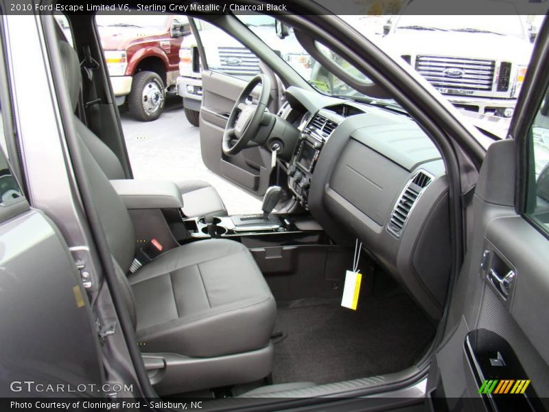 Sterling Grey Metallic / Charcoal Black 2010 Ford Escape Limited V6
