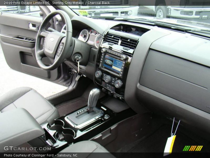 Sterling Grey Metallic / Charcoal Black 2010 Ford Escape Limited V6