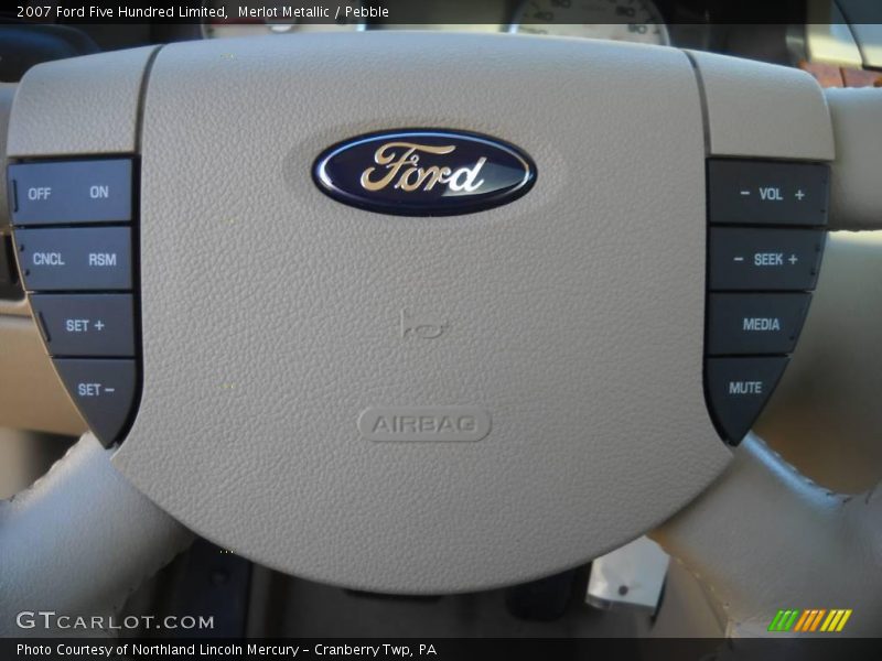 Merlot Metallic / Pebble 2007 Ford Five Hundred Limited
