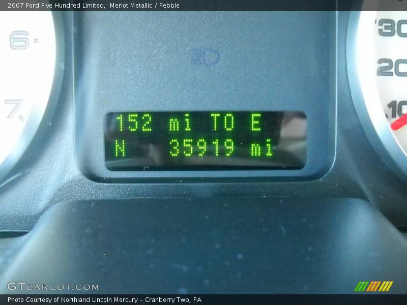 Merlot Metallic / Pebble 2007 Ford Five Hundred Limited