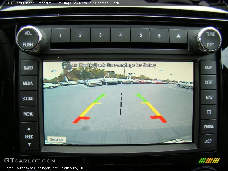 Sterling Grey Metallic / Charcoal Black 2010 Ford Escape Limited V6