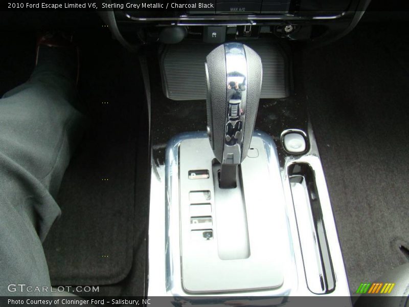 Sterling Grey Metallic / Charcoal Black 2010 Ford Escape Limited V6