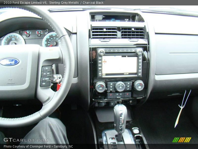 Sterling Grey Metallic / Charcoal Black 2010 Ford Escape Limited V6