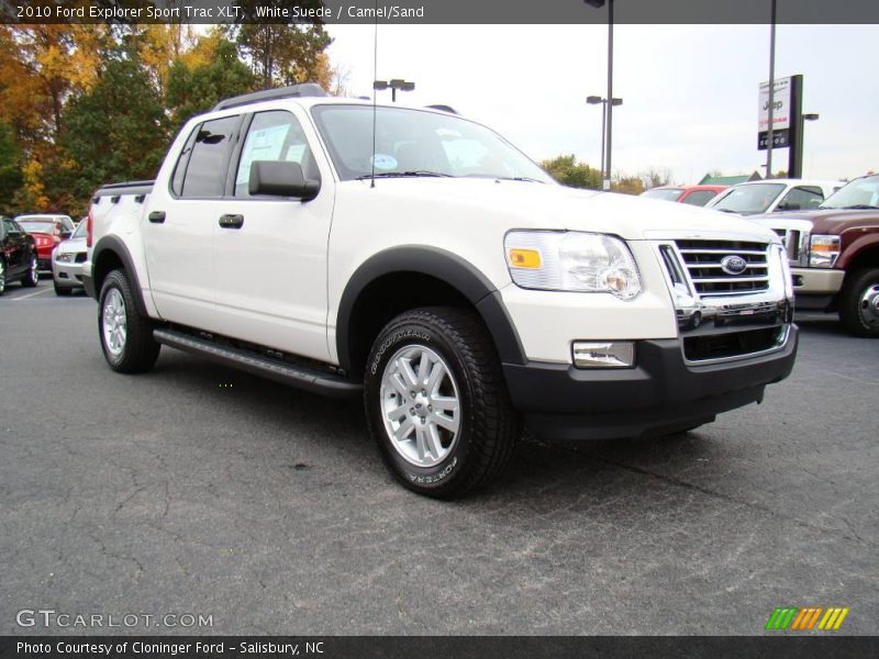 White Suede / Camel/Sand 2010 Ford Explorer Sport Trac XLT