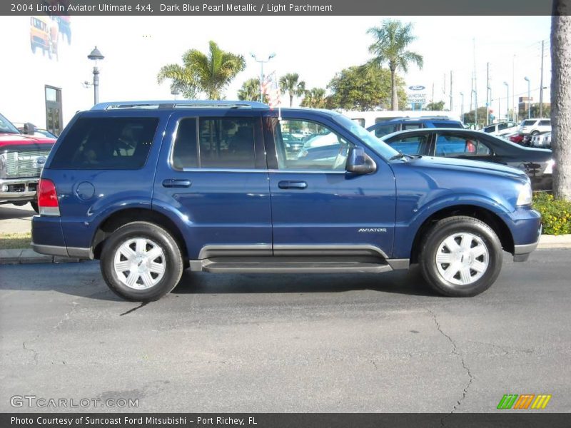Dark Blue Pearl Metallic / Light Parchment 2004 Lincoln Aviator Ultimate 4x4