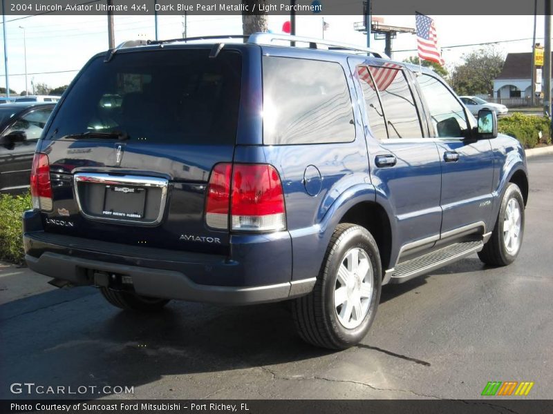 Dark Blue Pearl Metallic / Light Parchment 2004 Lincoln Aviator Ultimate 4x4