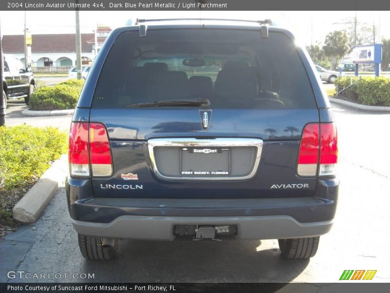 Dark Blue Pearl Metallic / Light Parchment 2004 Lincoln Aviator Ultimate 4x4