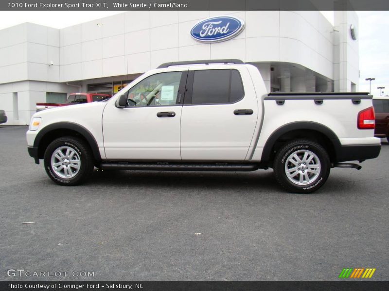 White Suede / Camel/Sand 2010 Ford Explorer Sport Trac XLT