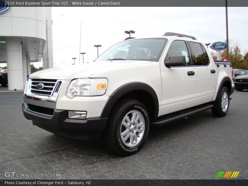 White Suede / Camel/Sand 2010 Ford Explorer Sport Trac XLT