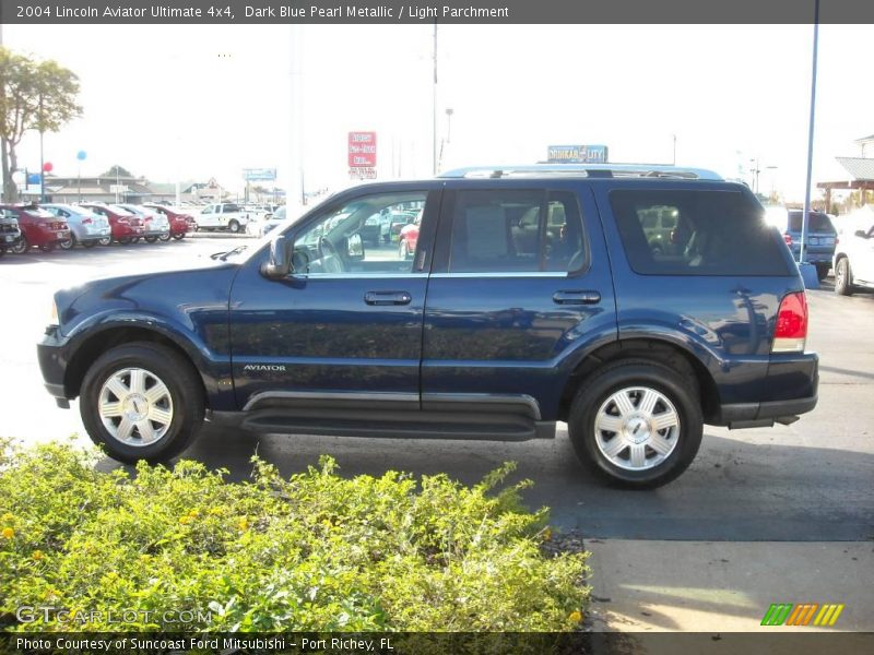 Dark Blue Pearl Metallic / Light Parchment 2004 Lincoln Aviator Ultimate 4x4