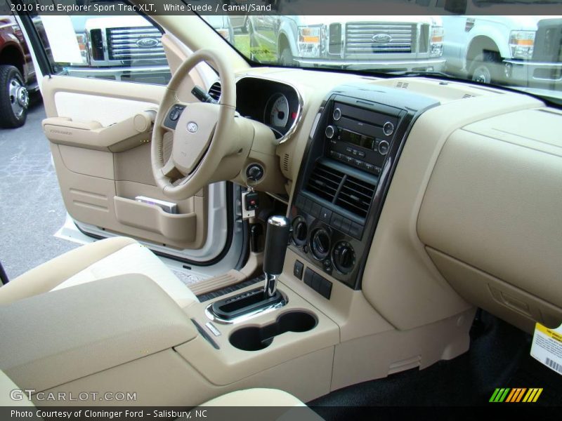 White Suede / Camel/Sand 2010 Ford Explorer Sport Trac XLT