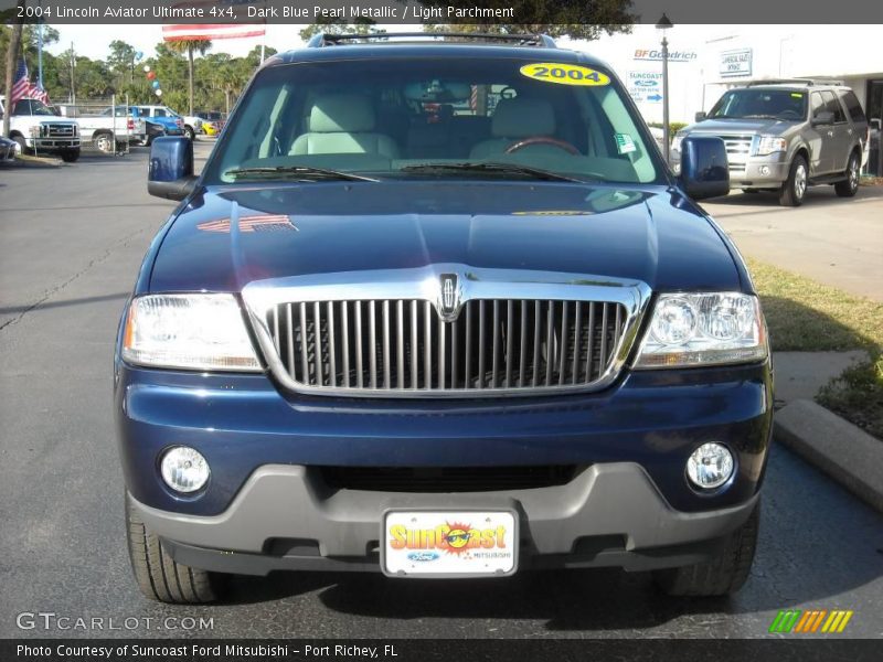 Dark Blue Pearl Metallic / Light Parchment 2004 Lincoln Aviator Ultimate 4x4