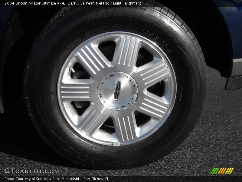 Dark Blue Pearl Metallic / Light Parchment 2004 Lincoln Aviator Ultimate 4x4