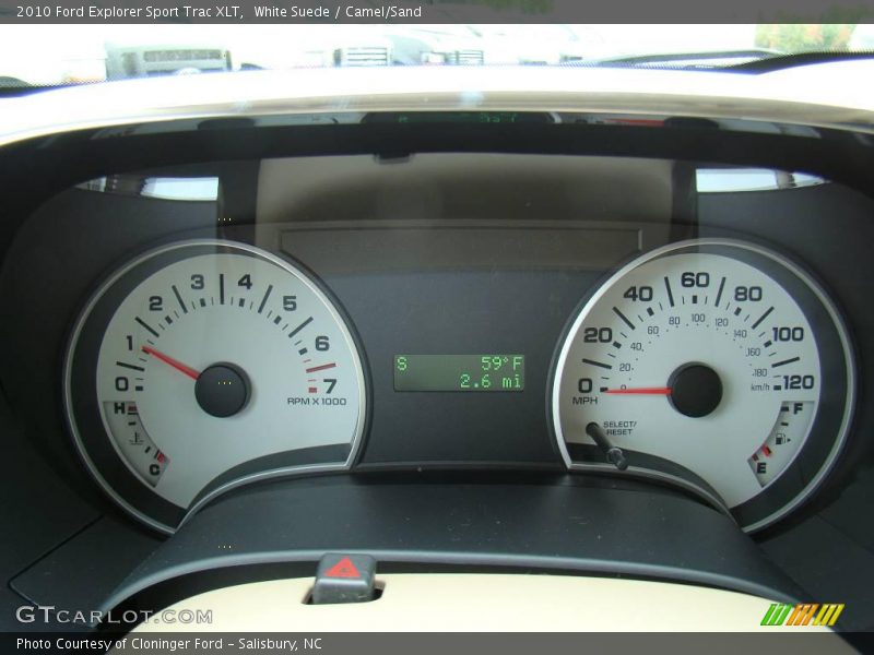 White Suede / Camel/Sand 2010 Ford Explorer Sport Trac XLT