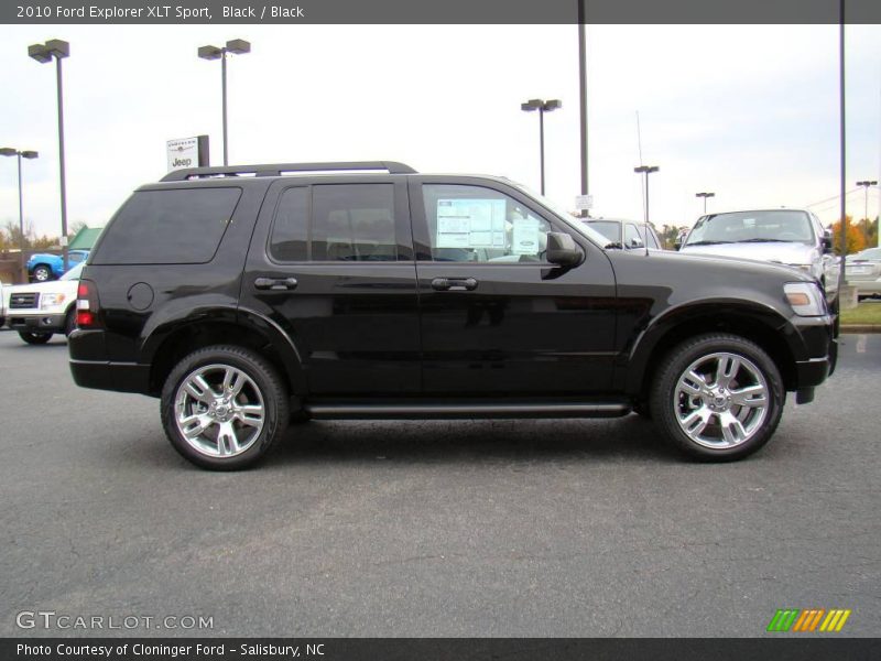 Black / Black 2010 Ford Explorer XLT Sport