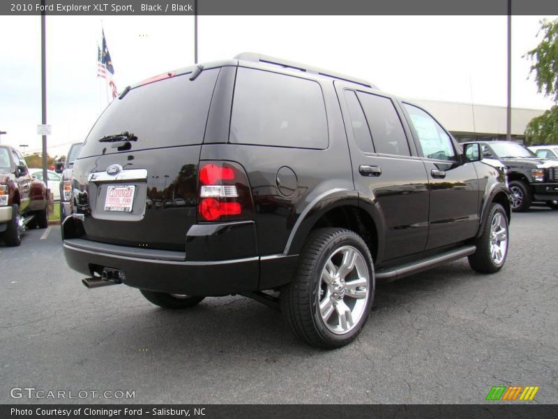 Black / Black 2010 Ford Explorer XLT Sport