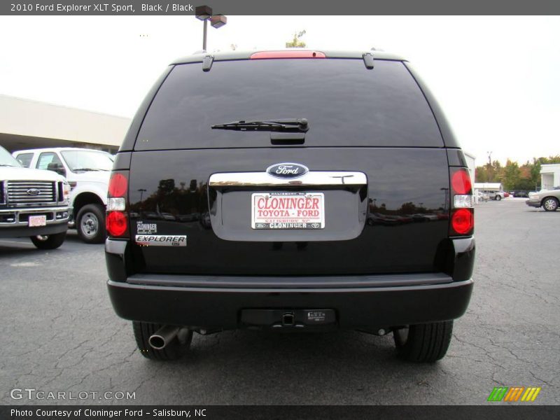 Black / Black 2010 Ford Explorer XLT Sport
