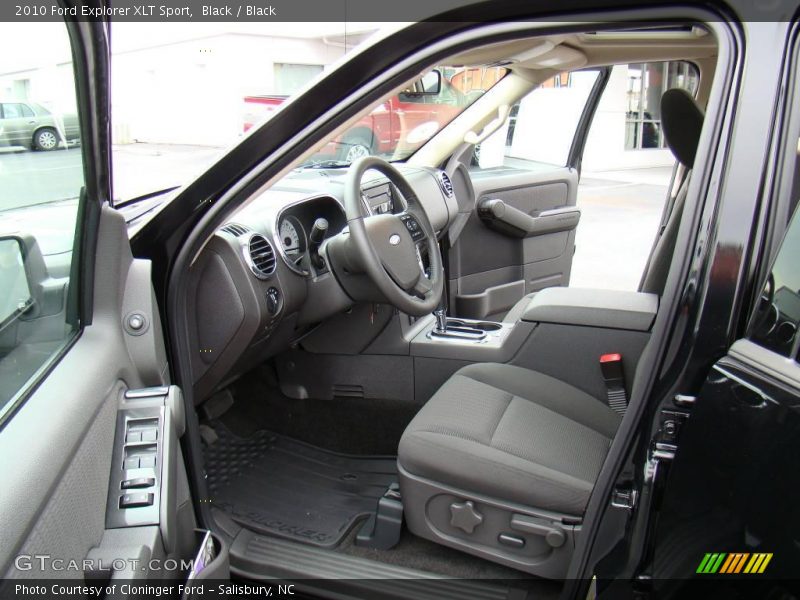 Black / Black 2010 Ford Explorer XLT Sport