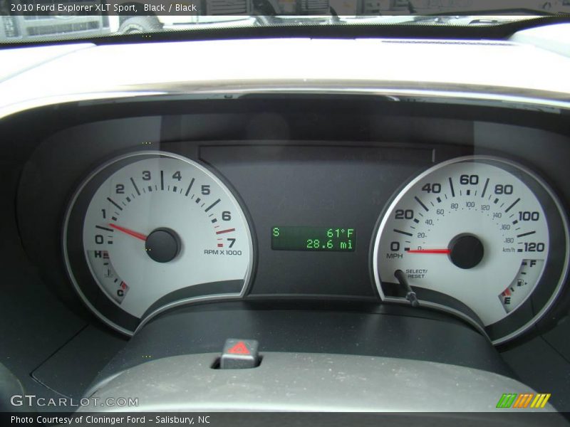 Black / Black 2010 Ford Explorer XLT Sport