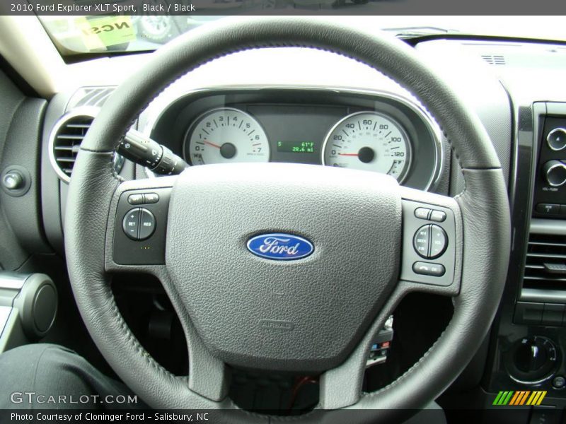 Black / Black 2010 Ford Explorer XLT Sport