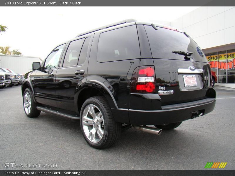 Black / Black 2010 Ford Explorer XLT Sport