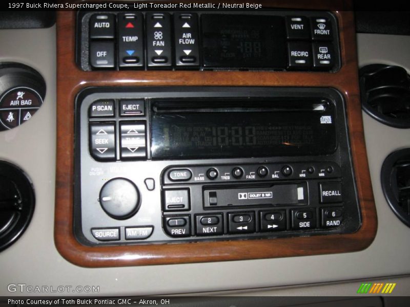 Controls of 1997 Riviera Supercharged Coupe